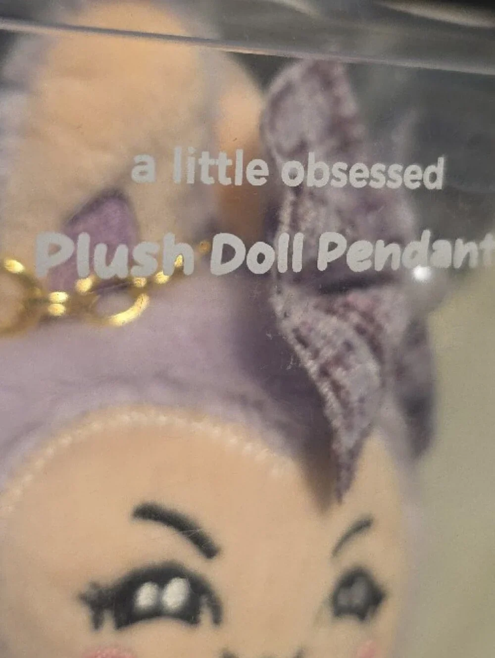 Mochi Monster Plush Doll Pendant Purple Bunny Kawaii A Little Obsessed (D-1)
